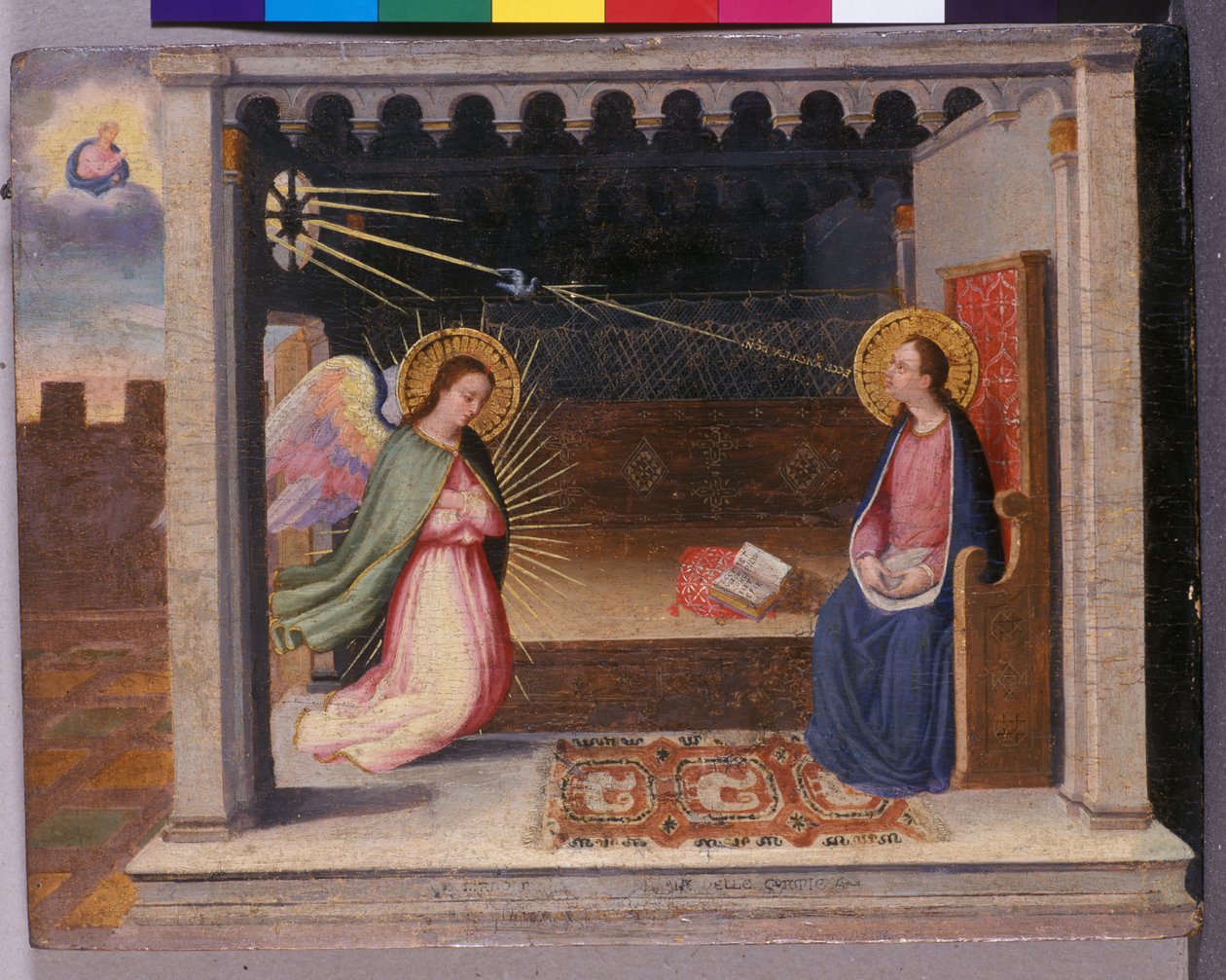 Bebudelsen, ca. 1500 (tempera på tre) av Italian School