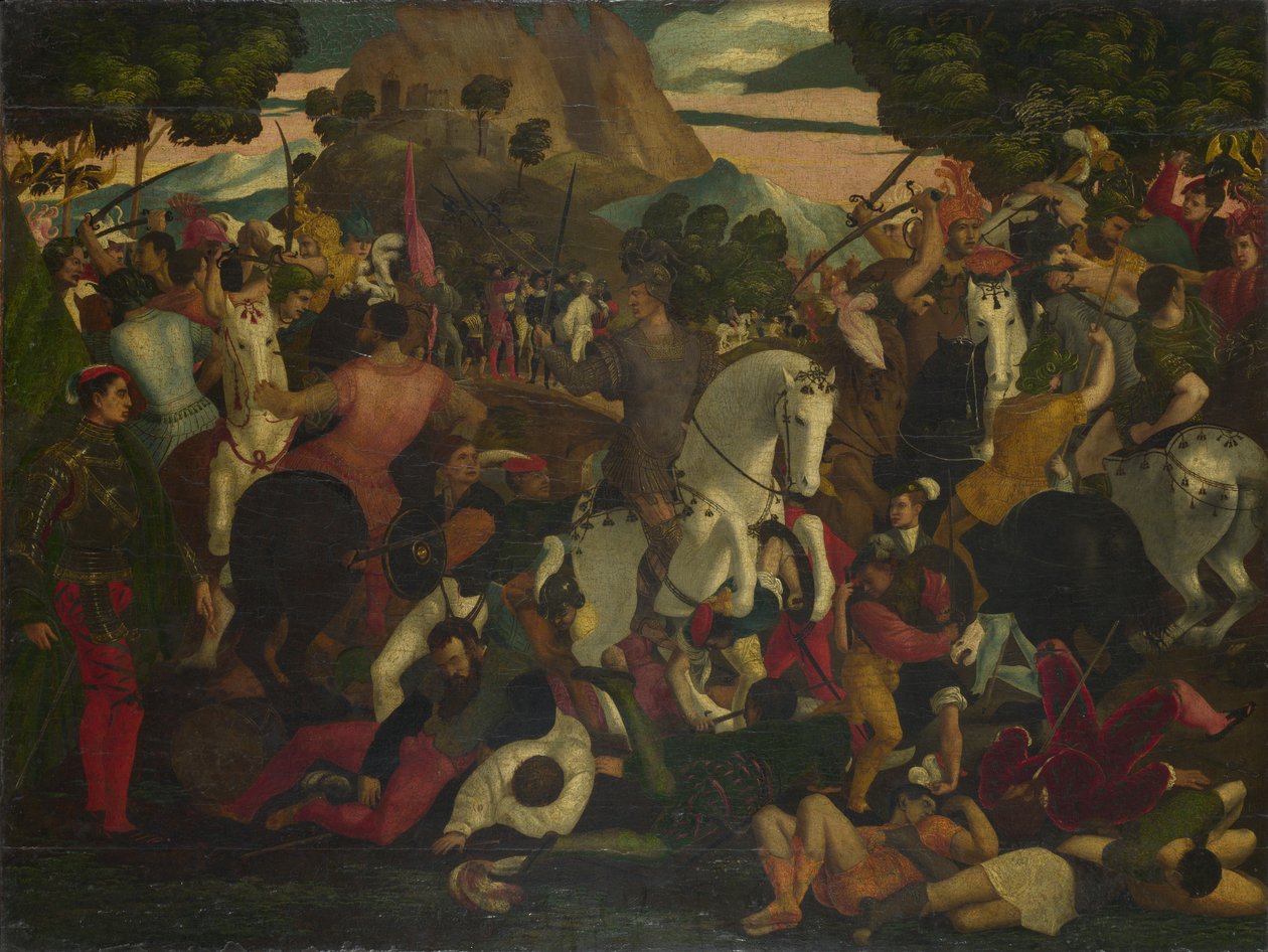 Et slag, 1530-årene av Italian Master