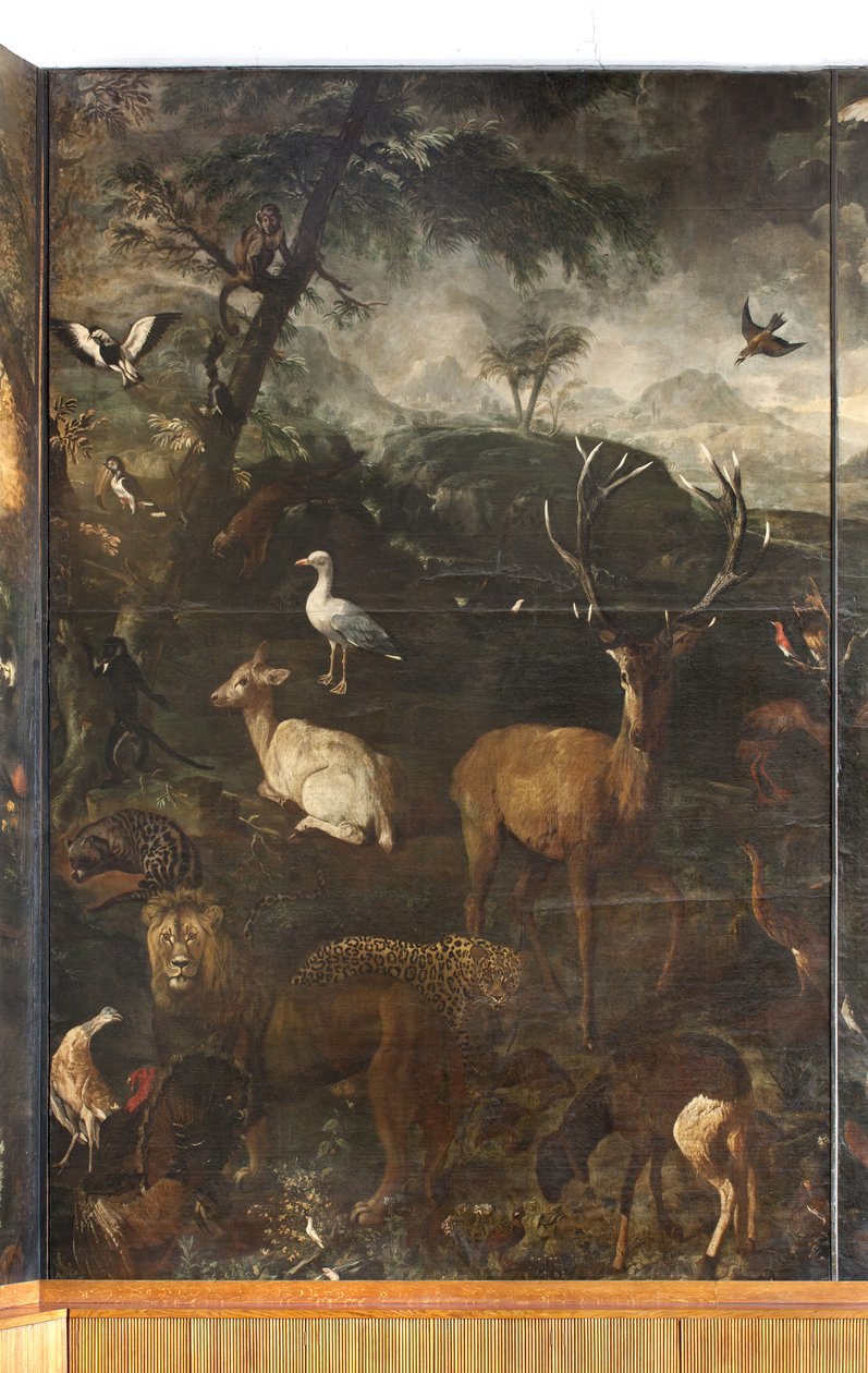 Dyr, Myte om Orfeus, detalj av Italian School