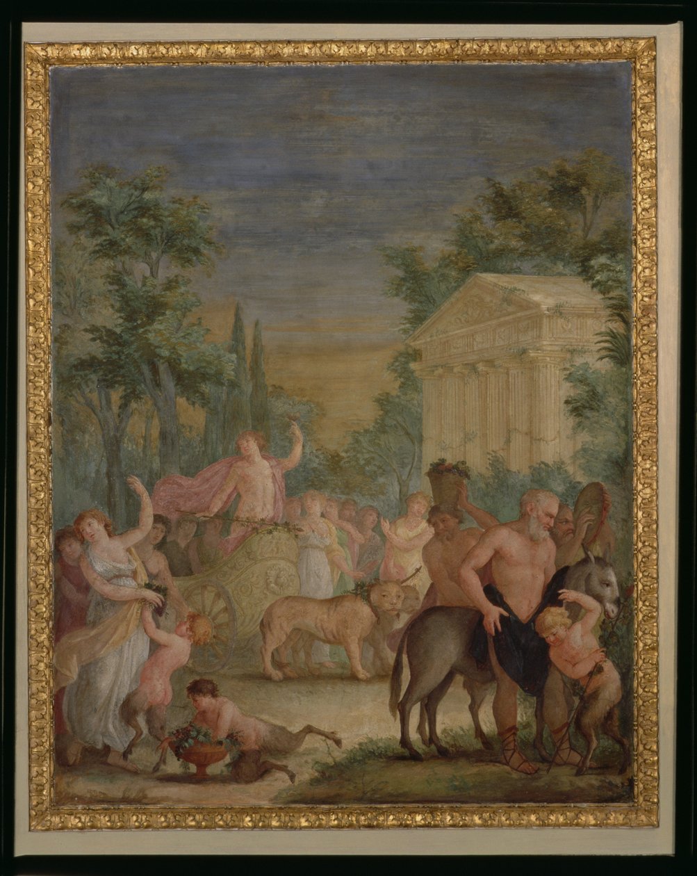 Bacchus og Ariadne av Italian School