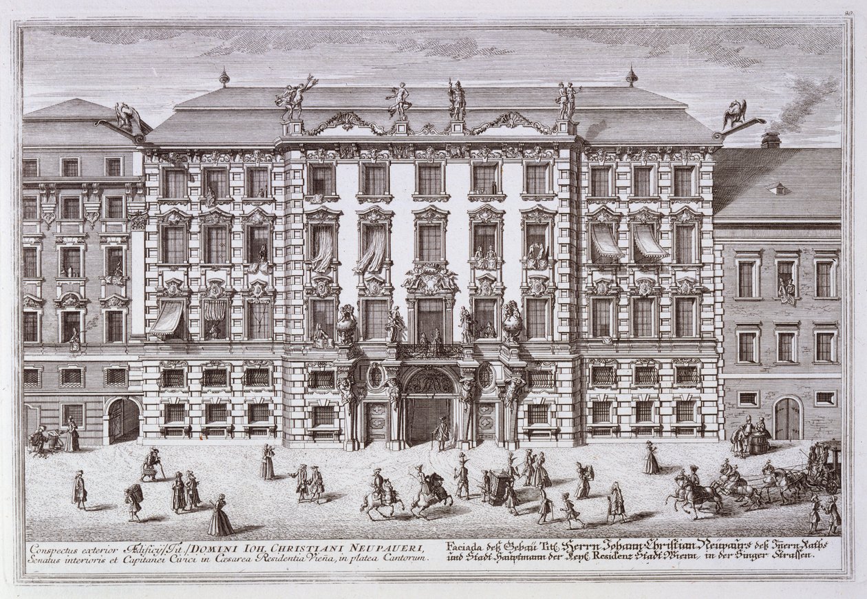 Bosted for kapteinen for det borgerlige regiment, Wien av Italian School