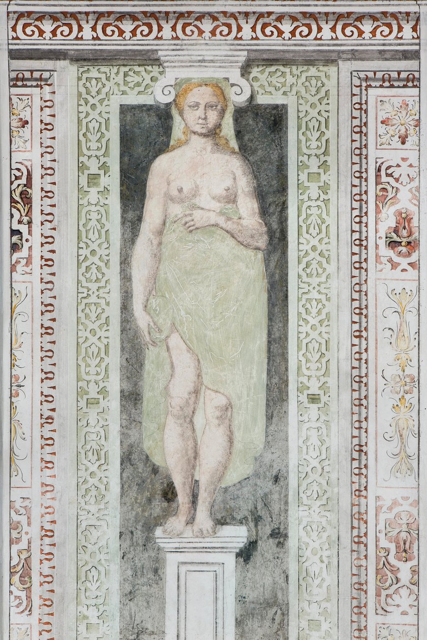 Karyatid (fresko) av Italian School