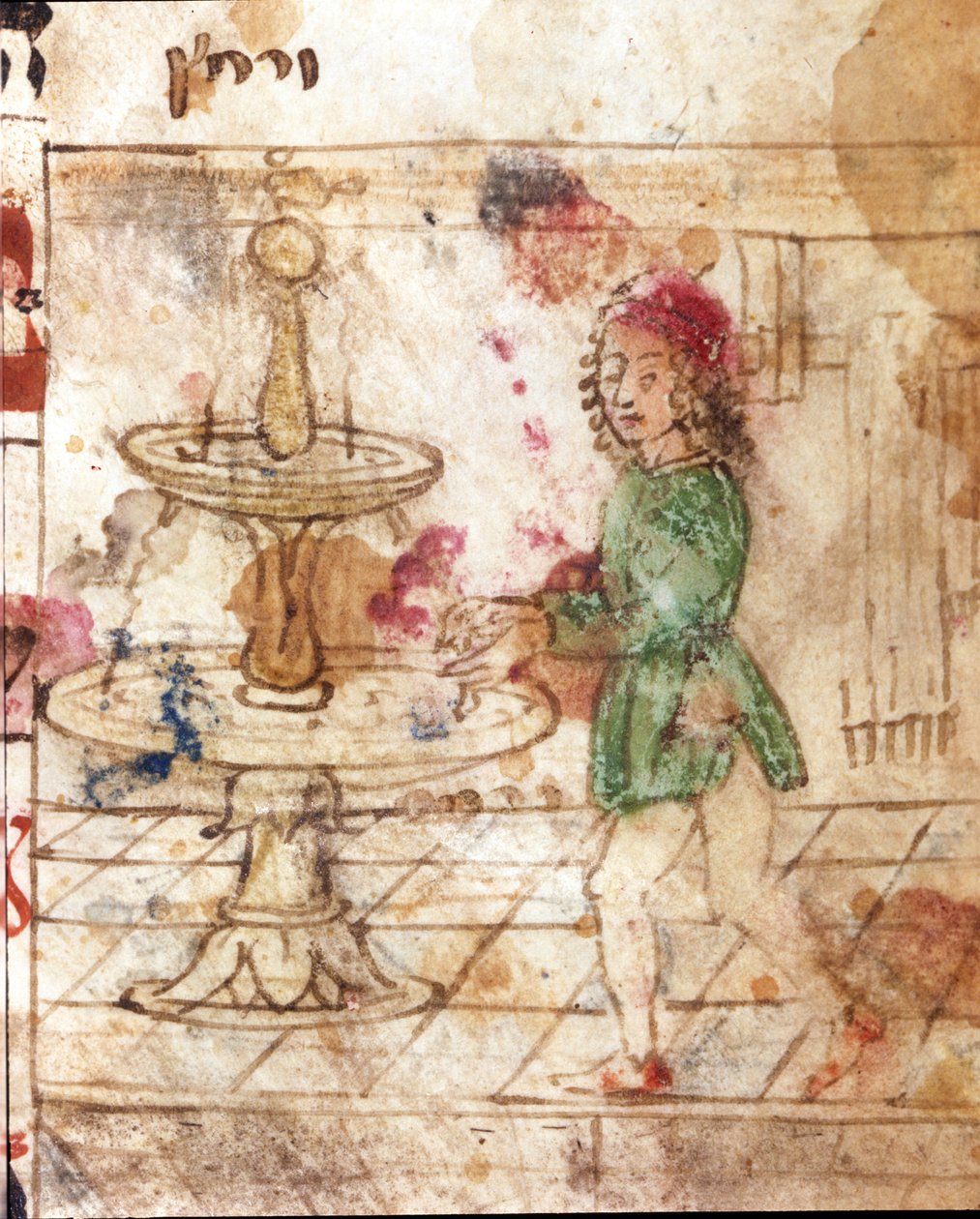 Jødisk ritual for avvasking av Italian School