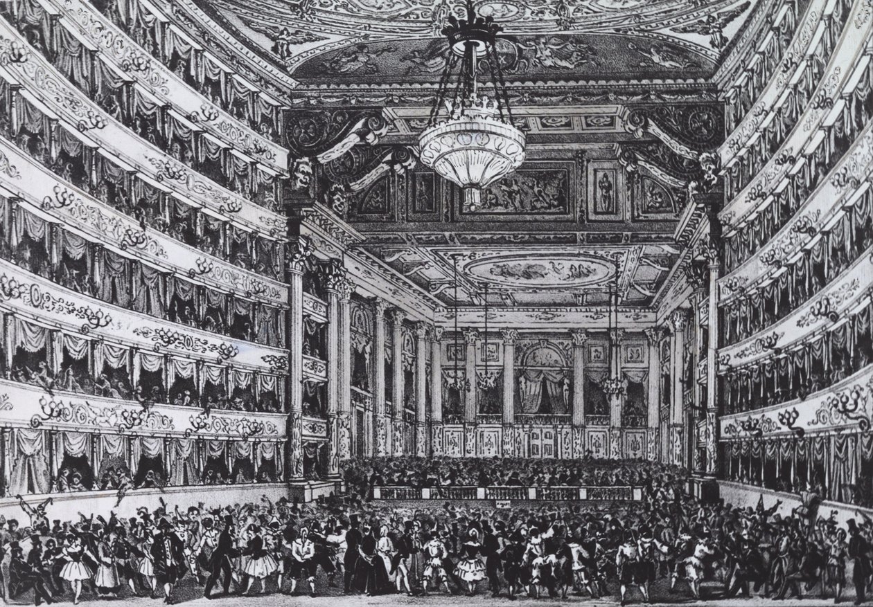 La Scala, Milano av Italian School