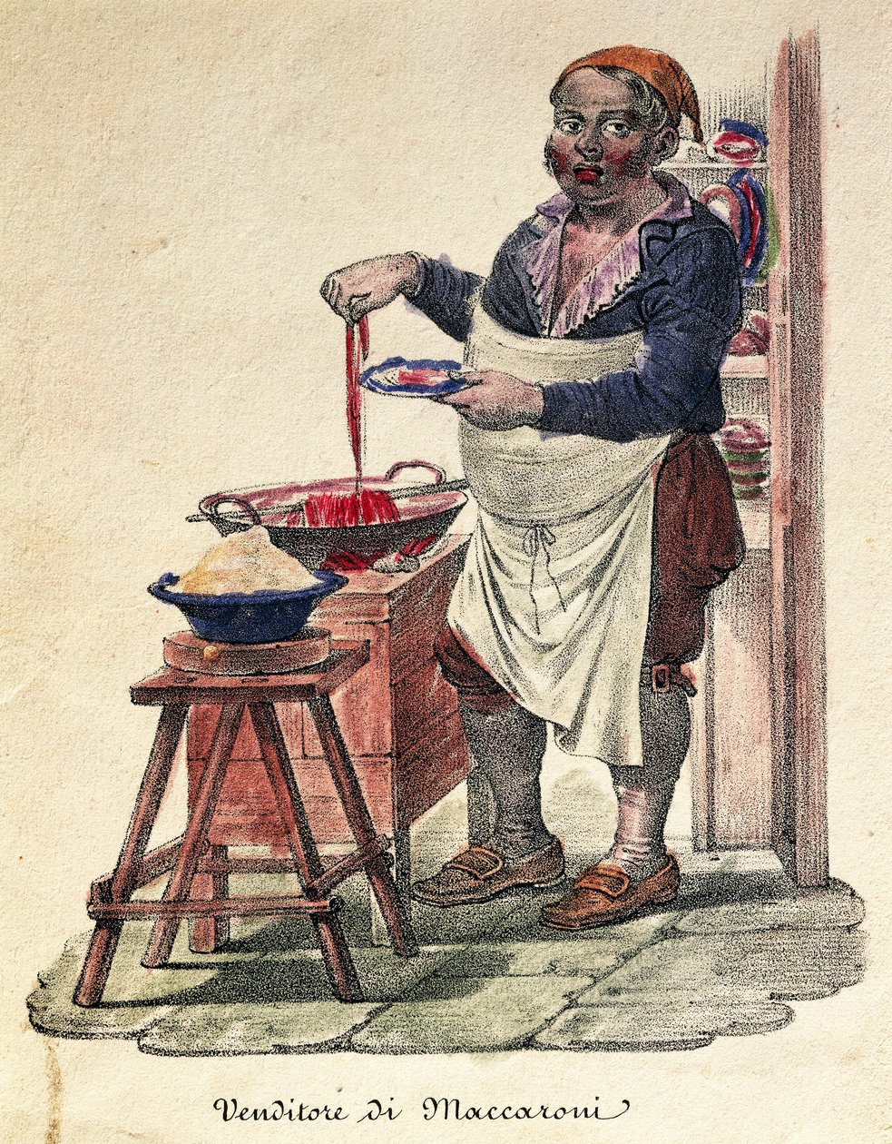 Makaroniselger, Print, Italia av Italian School