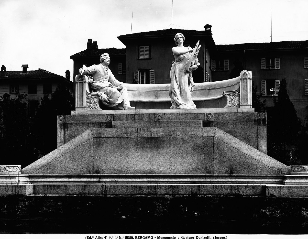 Monument til Gaetano Donizetti (marmor) av Italian School