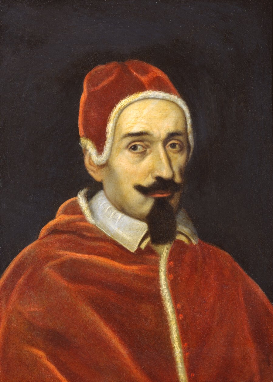 Portrett av Alexander VII på 57 år av Italian School