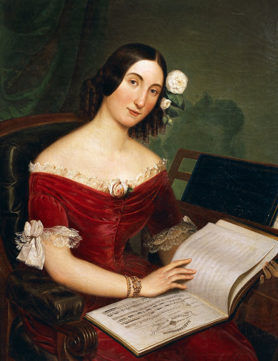 Portrett av Giuseppina Strepponi (Lodi av Italian School