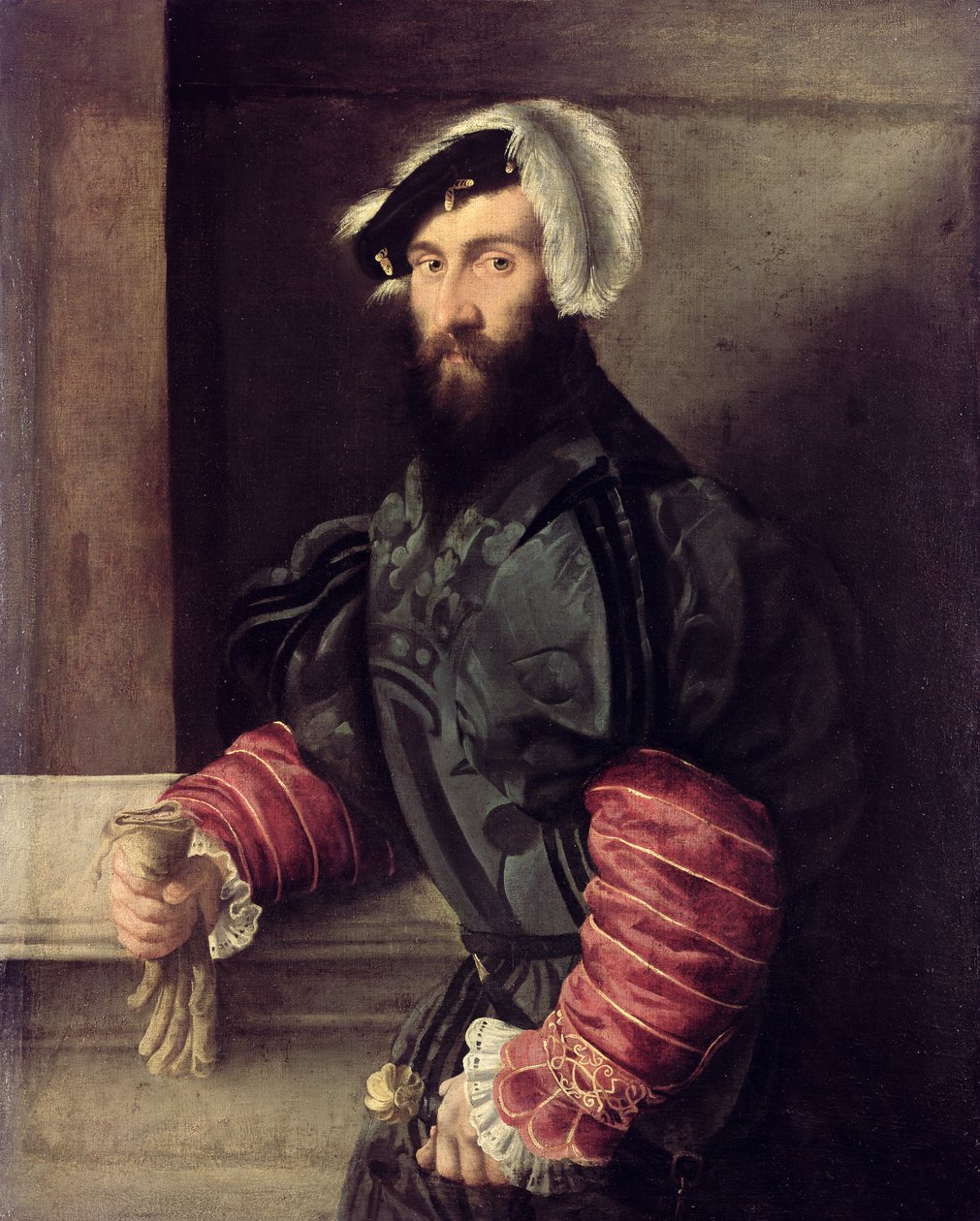 Portrett av en adelsmann av Italian School