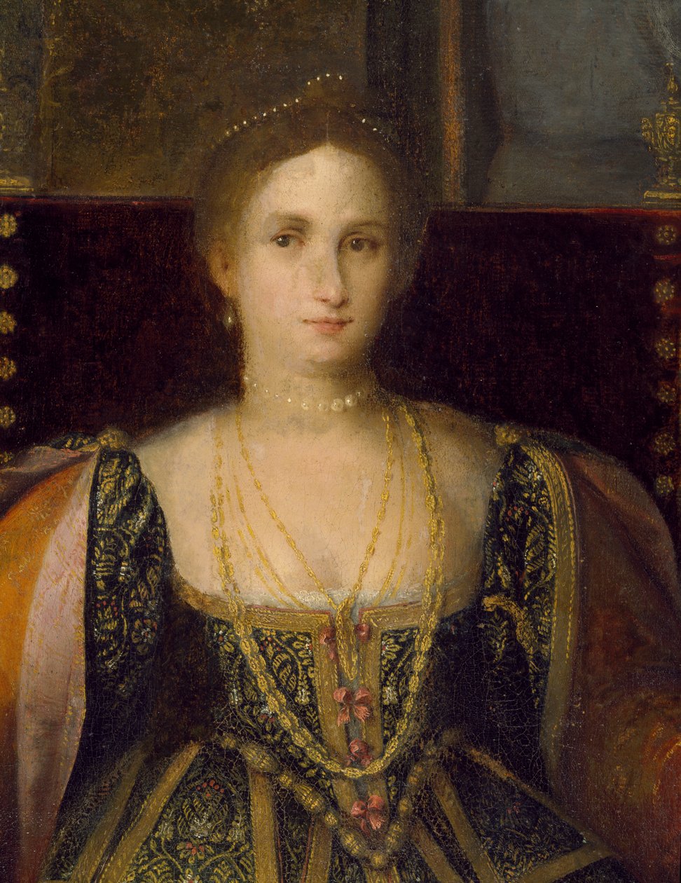 Portrett av en kvinne som Cleopatra av Italian School