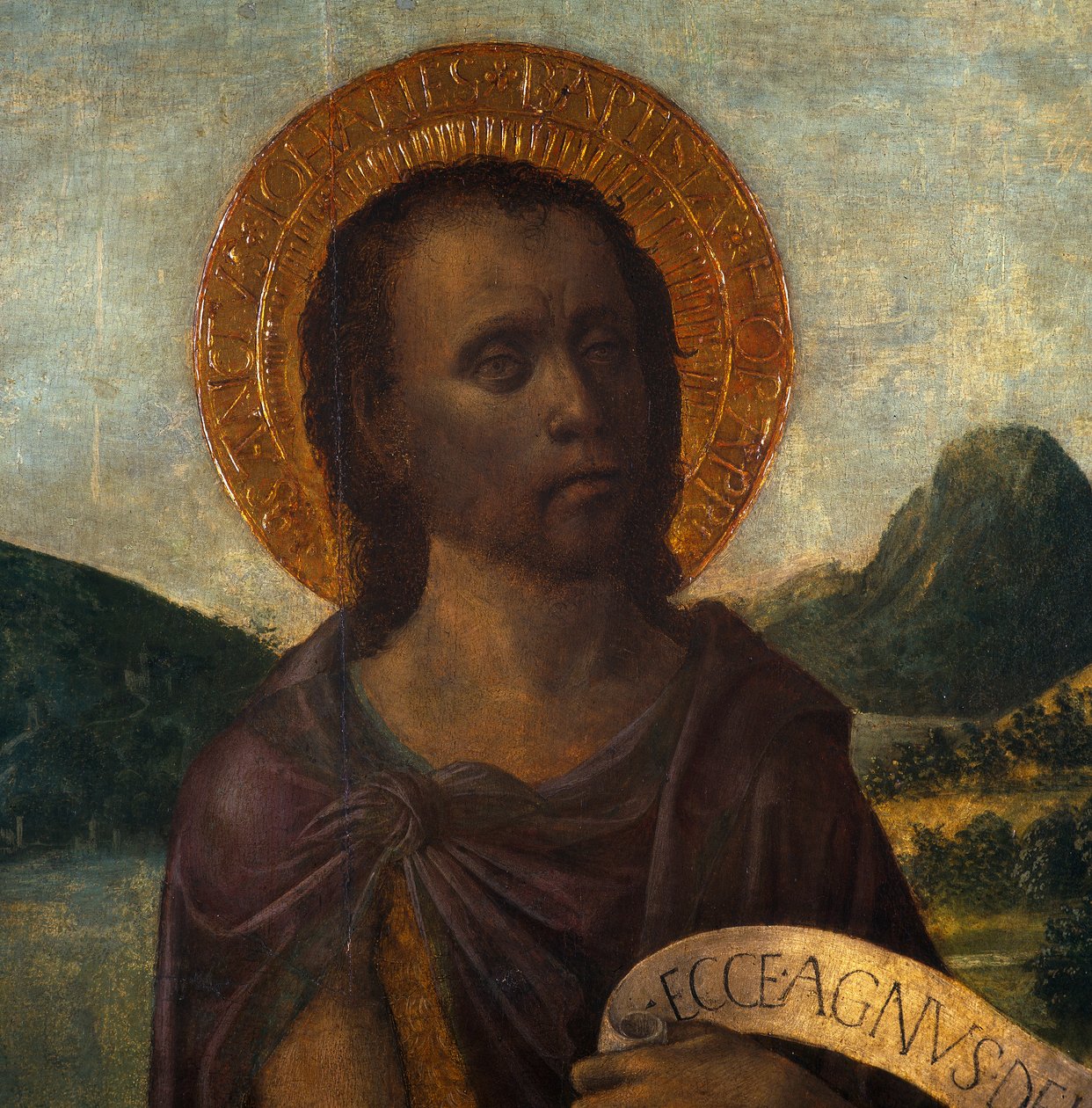 St. Johannes døperen av Italian School