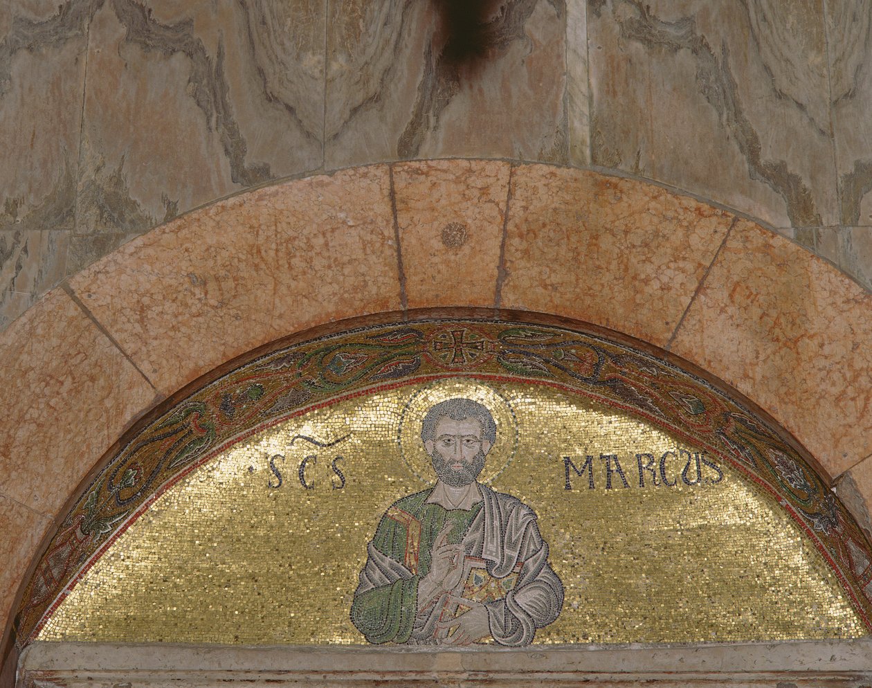 St. Mark (mosaikk) av Italian School