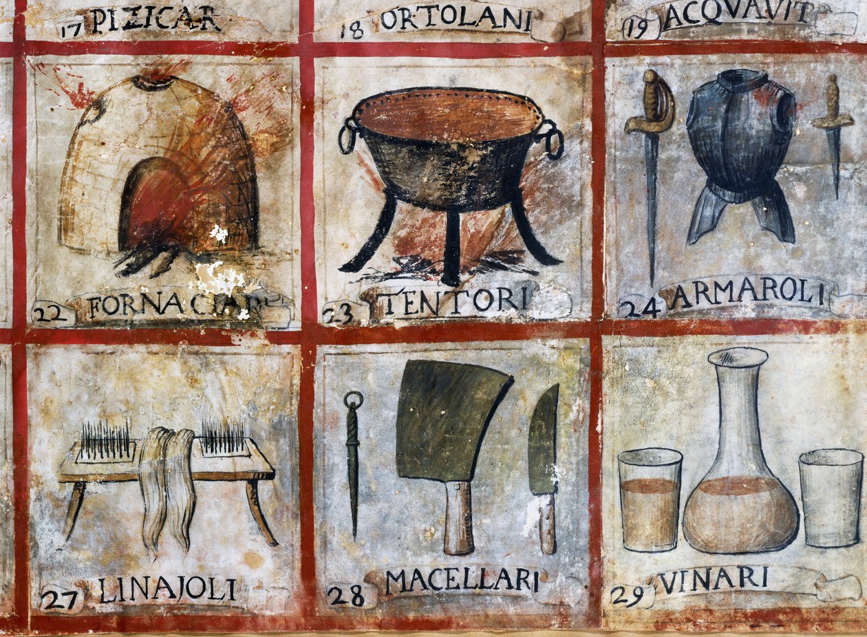 Symboler for Orvieto-kunst av Italian School
