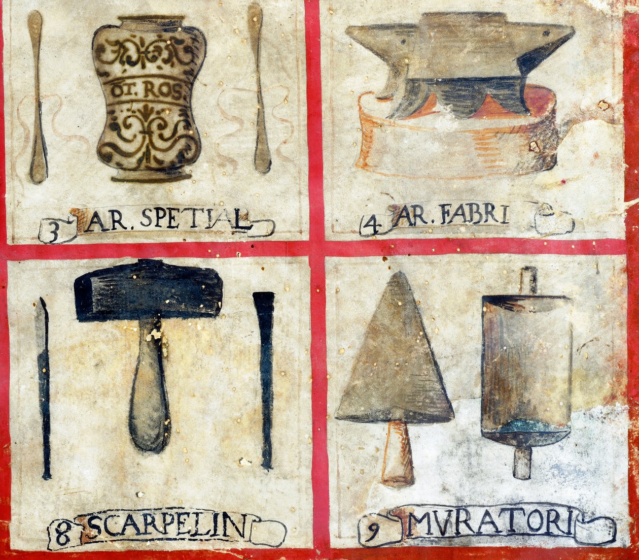 Symboler for Orvieto-kunst av Italian School