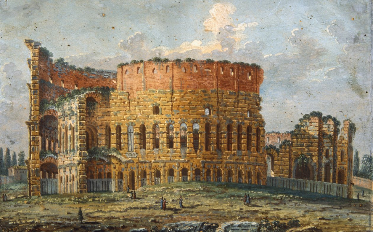 Colosseum (wc på papir) av Italian School