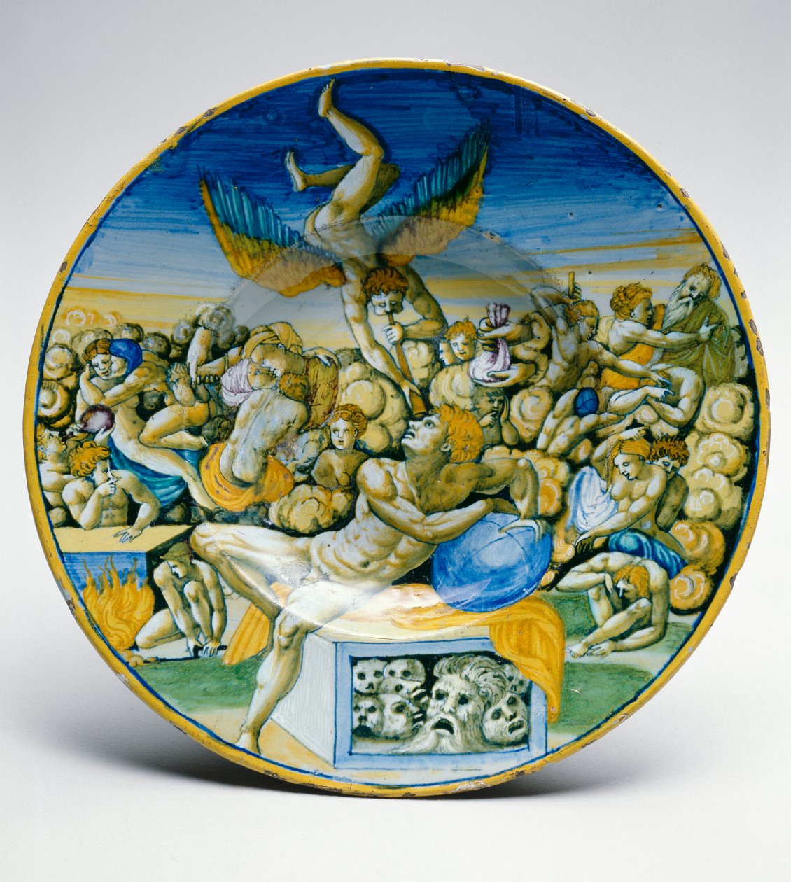 The Dream of Daniel, 1545 (keramikk) av Italian School