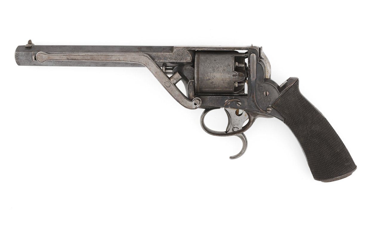 Tranter perkusjon Dragoon Model .50 tommers revolver av Italian School