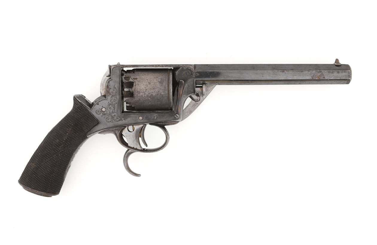 Tranter perkusjon Dragoon Model .50 tommers revolver av Italian School
