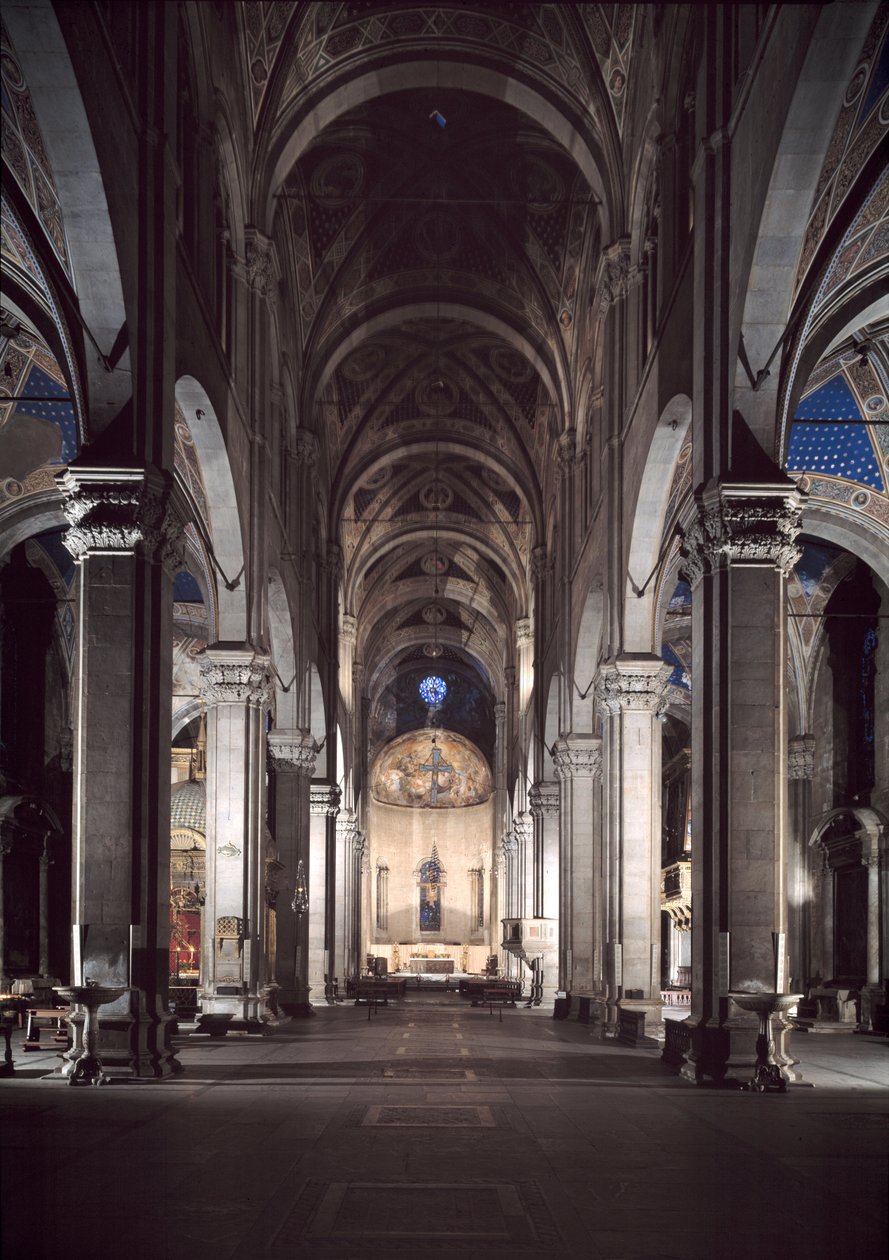 Utsikt over Lucca katedral av Italian School
