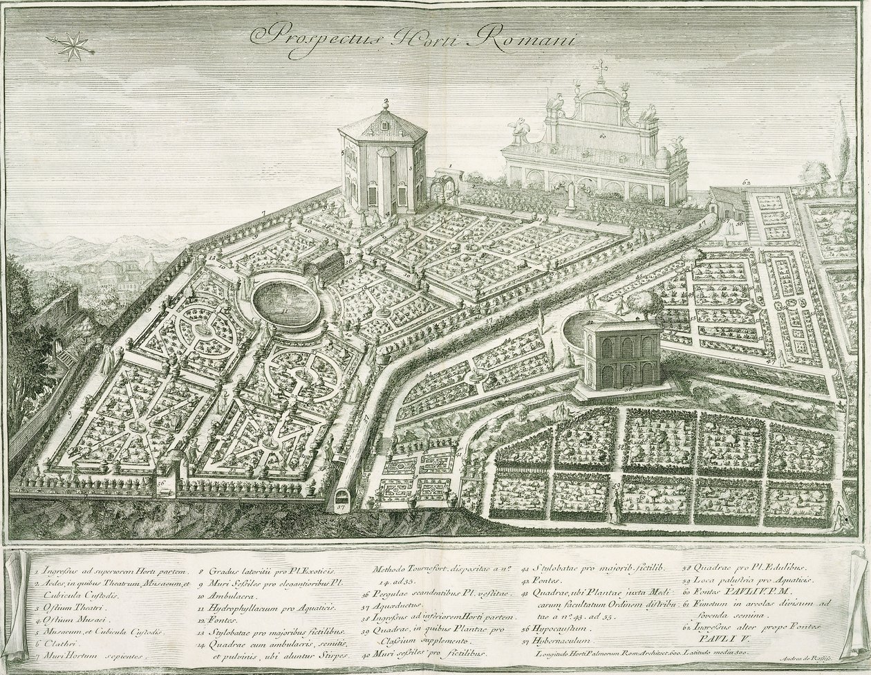 Utsikt over den romerske hagen, 1772-1784 av Italian School