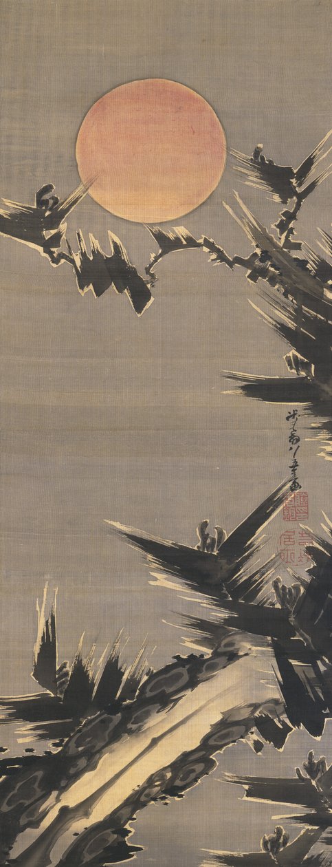 Nyttårssol, 1800 av Ito Jakuchu