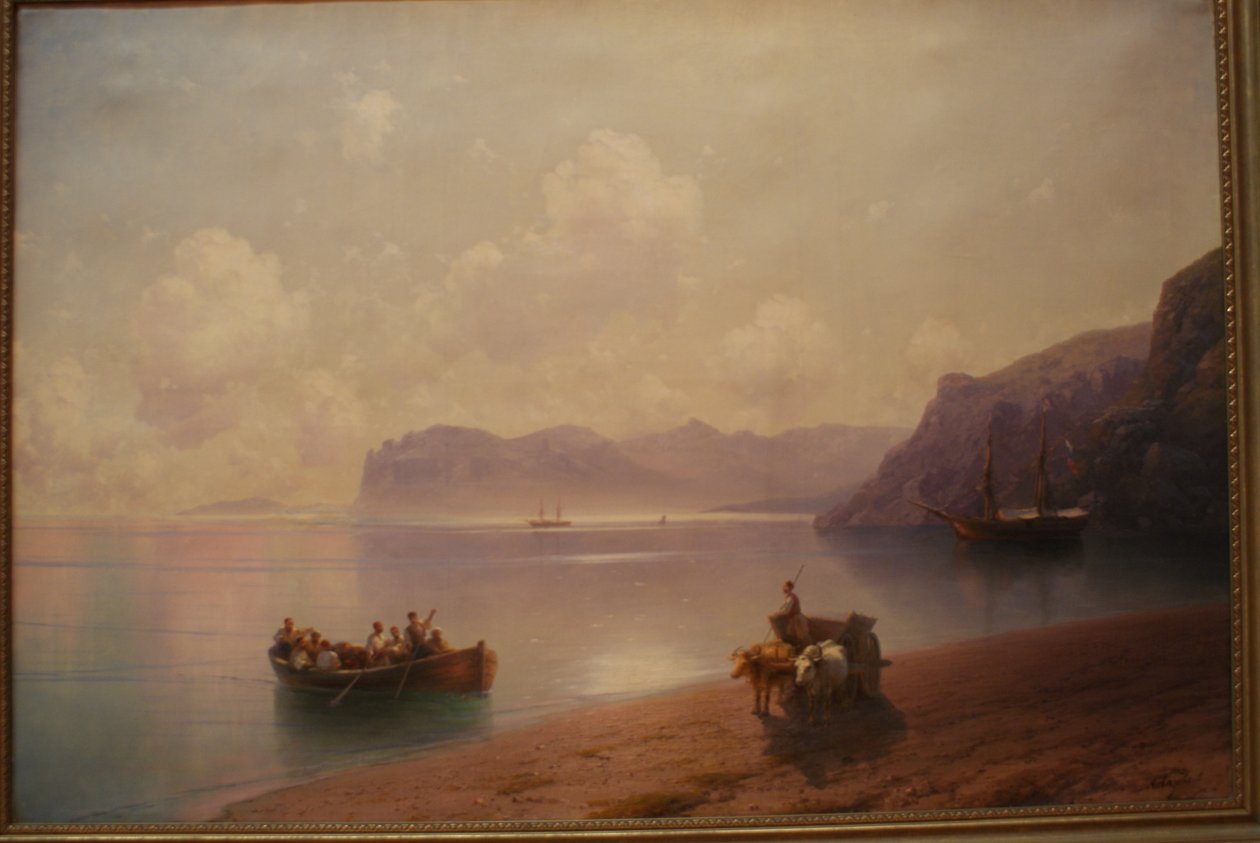 Morgen til sjøs, lerret, olje av Ivan Konstantinovich Aivazovsky