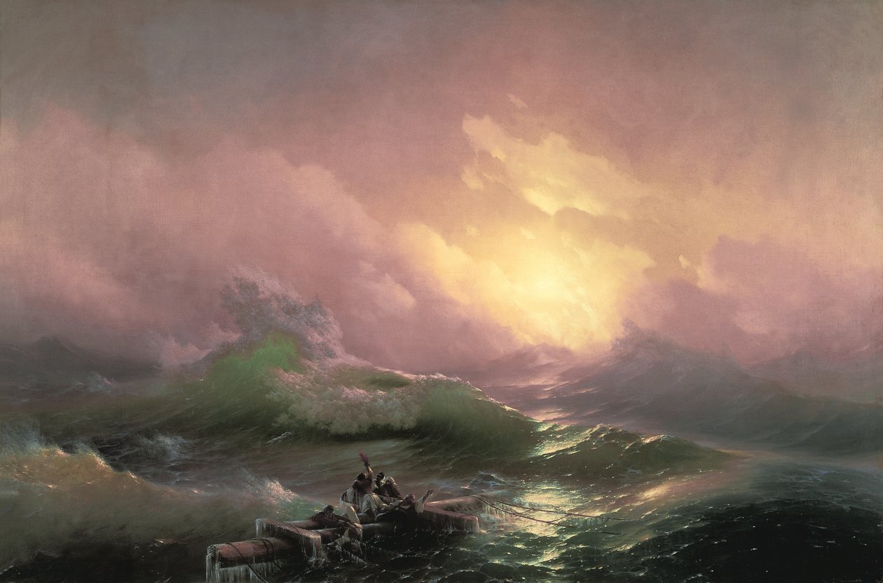 Den niende bølgen av Ivan Konstantinovich Aivazovsky