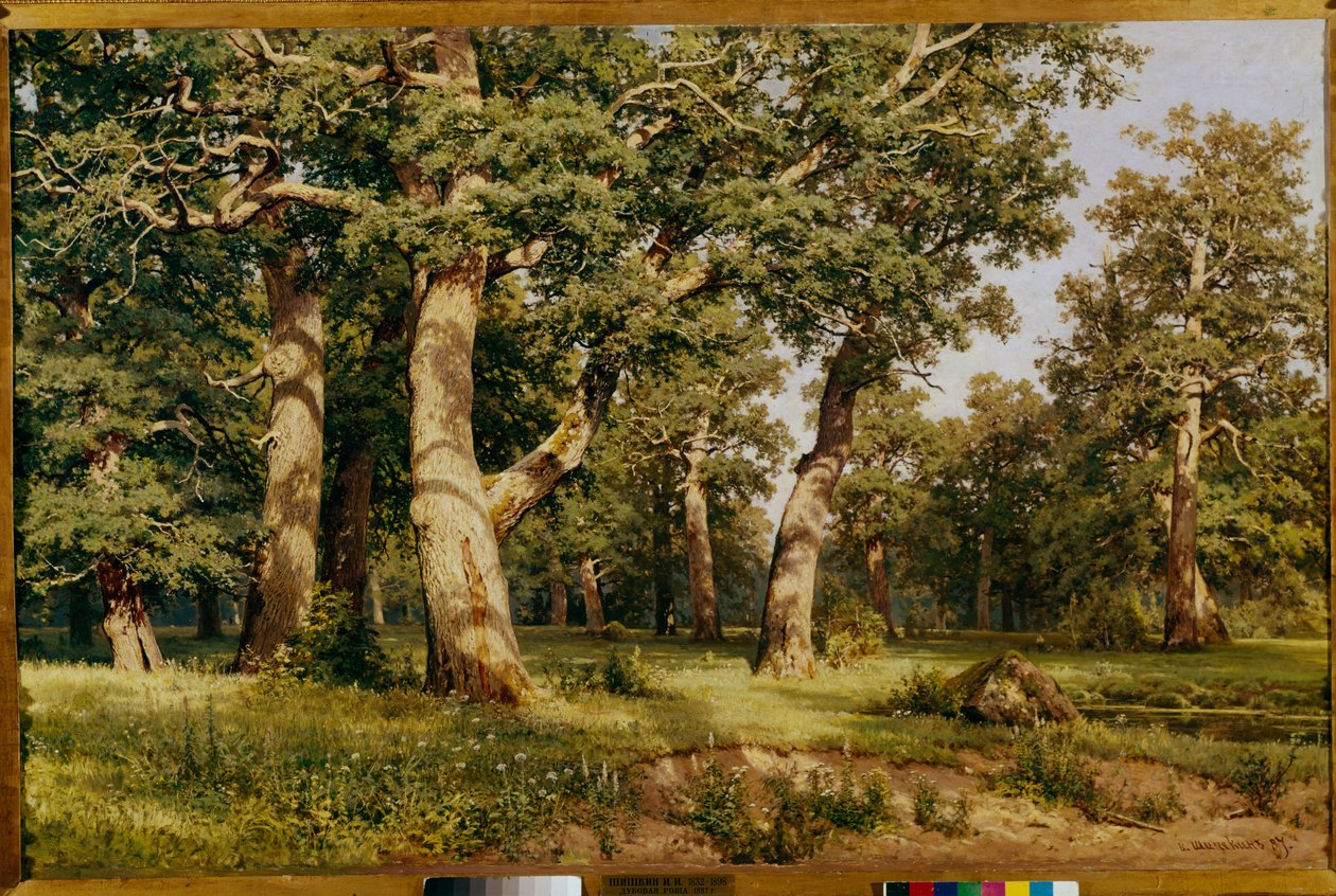 Oak Grove, 1887 av Ivan Ivanovich Shishkin