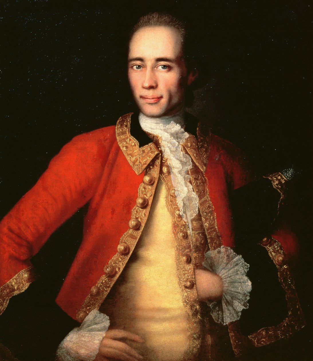 Portrett av Matvey Begichev, 1757 av Ivan Yakovlevich Vishnyakov