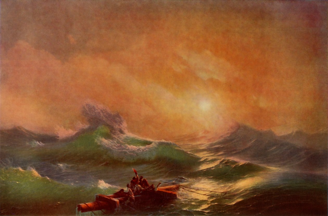 Den niende bølgen, 1850, 1965. av Ivan Ayvazovsky
