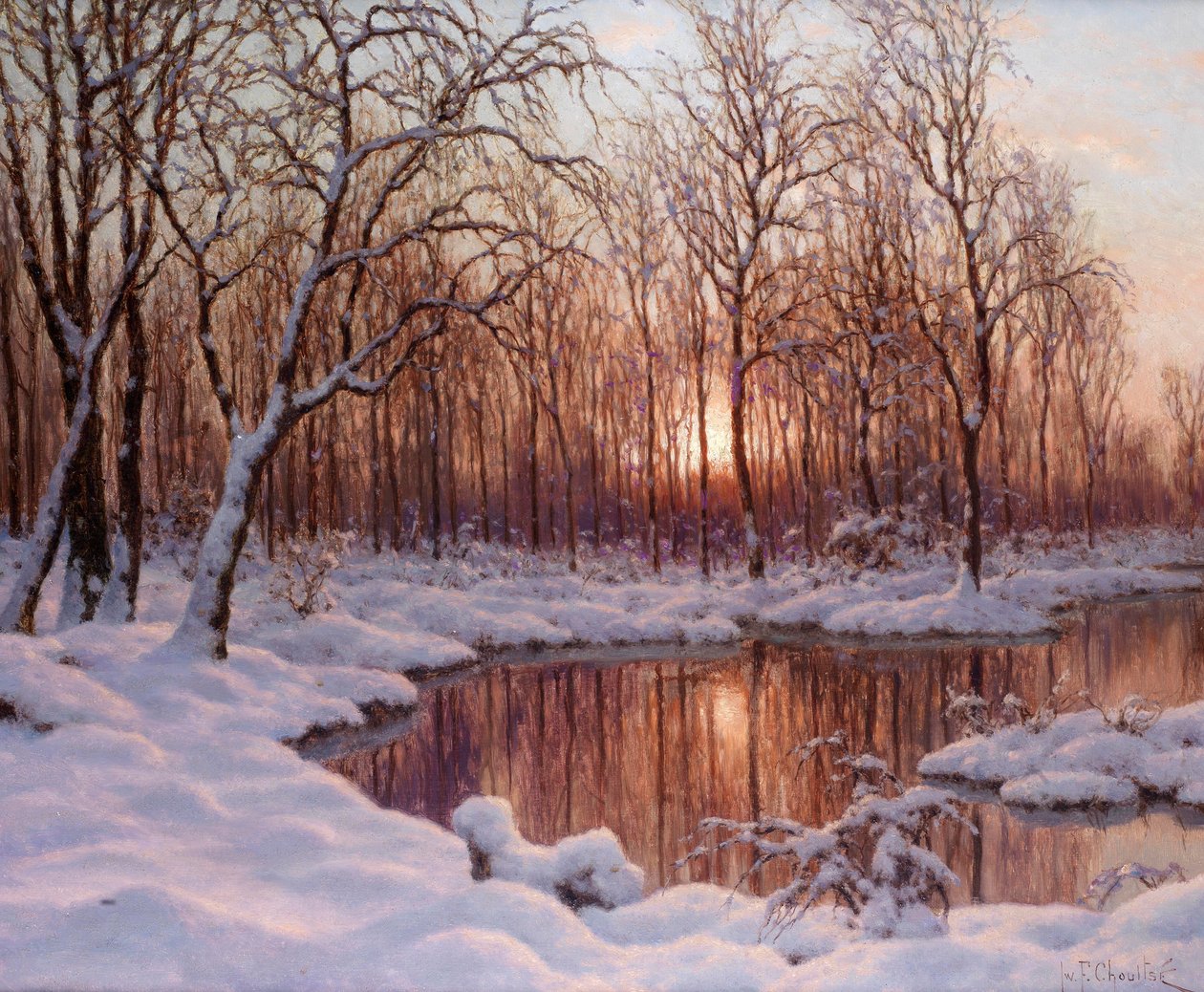 ""November"" av Ivan Fedorovich Choultse