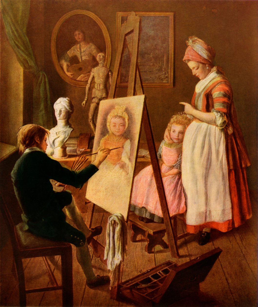 Den unge maleren, 1760-tallet, 1965. av Ivan Ivanovic Firsov