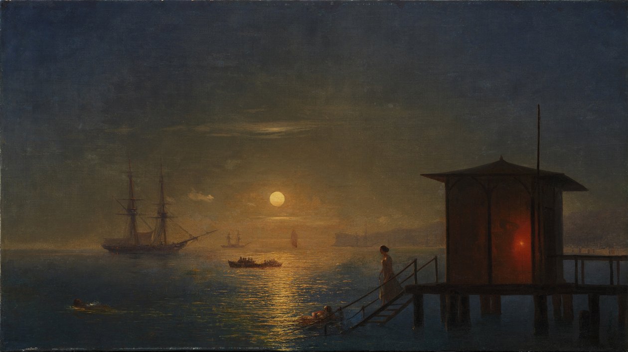 Keiserlig badehus, 1848 av Ivan Konstantinovich Aivazovsky