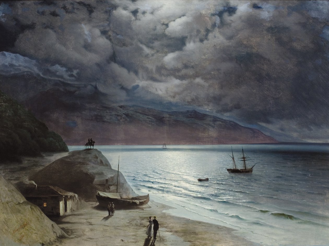 Natt ved Gurzuf, 1891 av Ivan Konstantinovich Aivazovsky