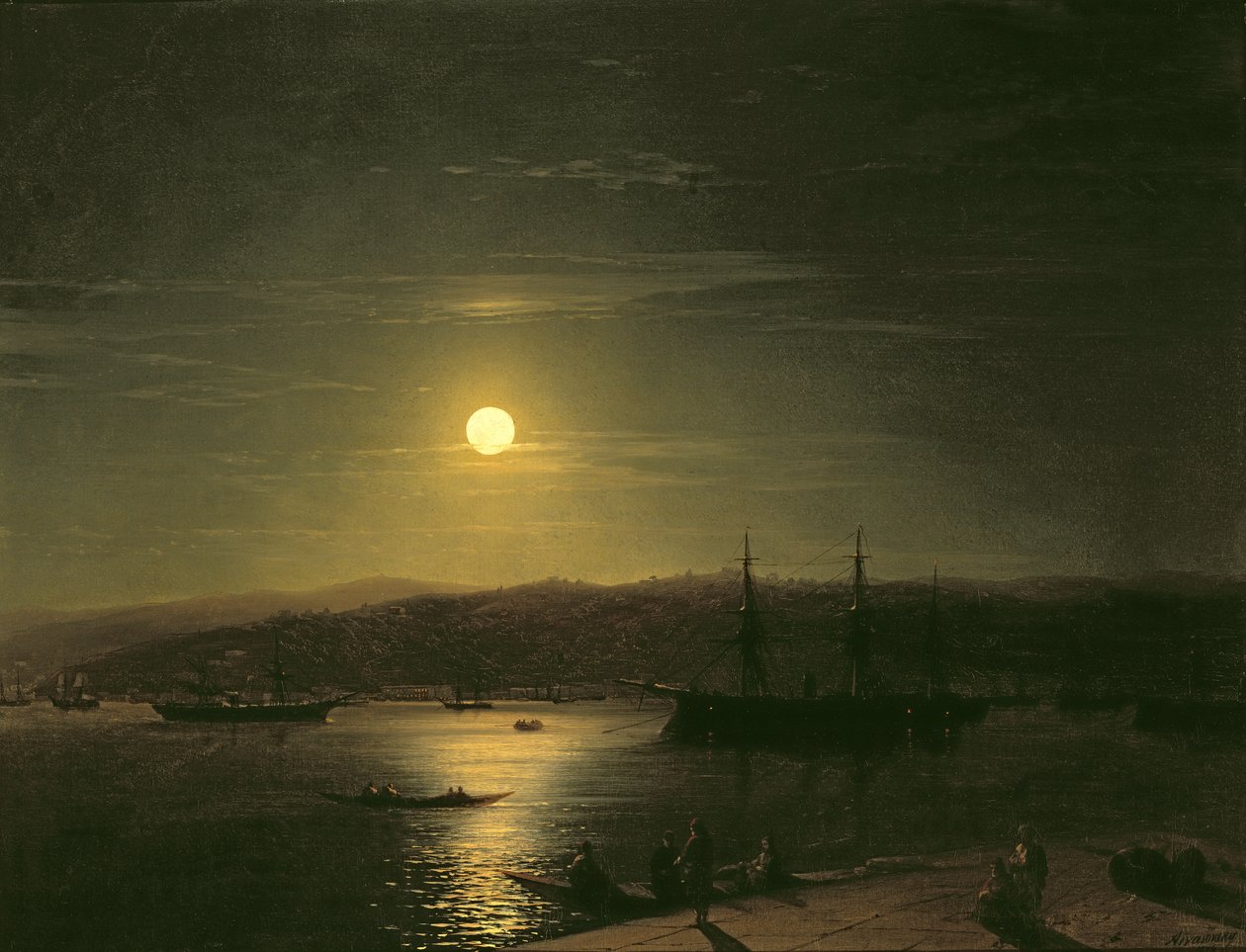 Utsikt over Konstantinopel av Ivan Konstantinovich Aivazovsky