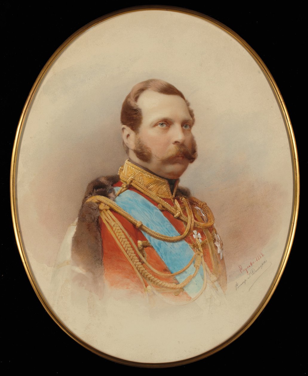 Portrett av Alexander II (1818-1881) av Ivan Raulov