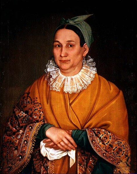 Portrett av en kjøpmannskone av Ivan Vasilievich Tarkhanov