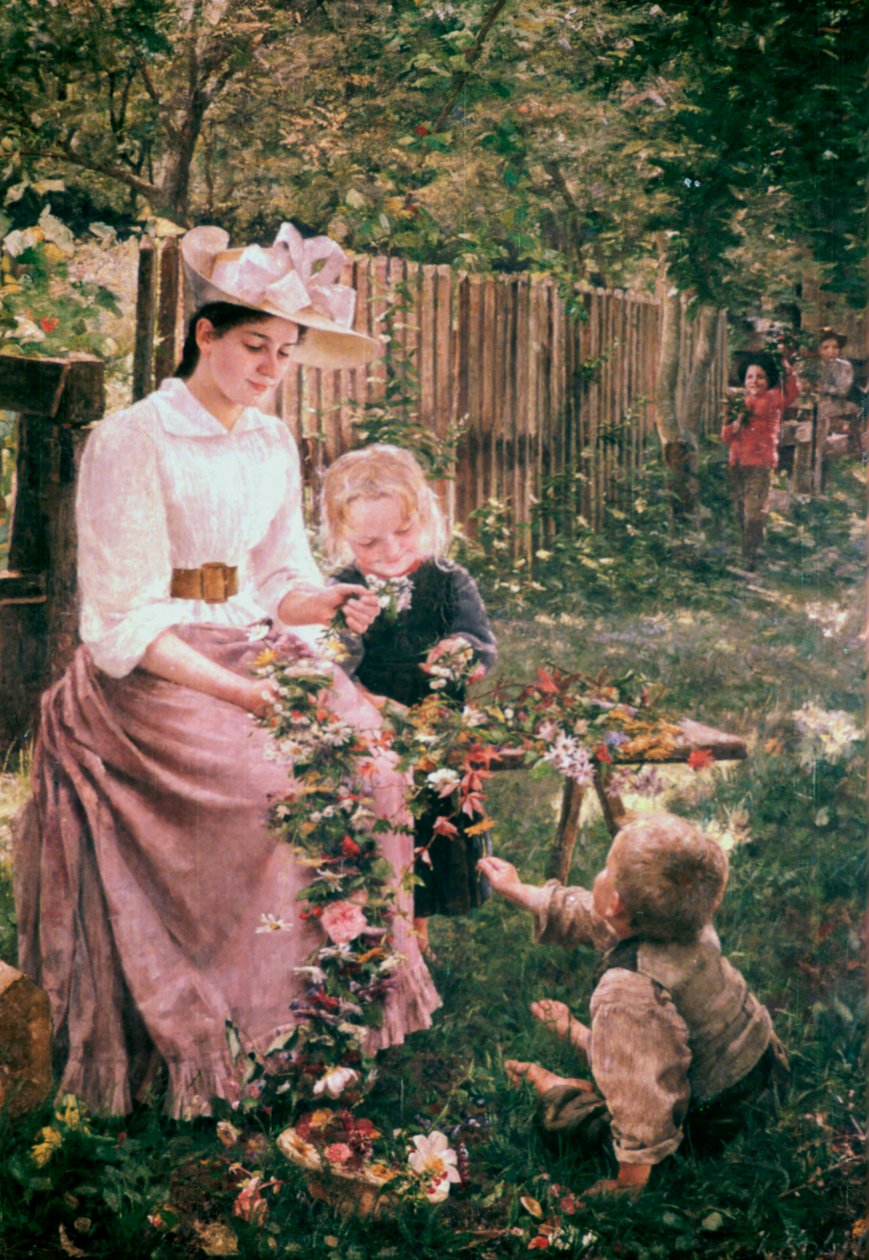 Sommer, c1889-1890 av Ivana Kobilca
