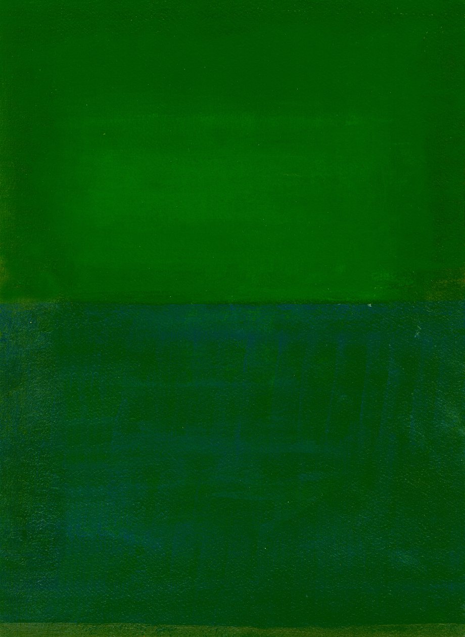 Rom, tid, bevegelse, grønn, 2010 av Izabella Godlewska de Aranda