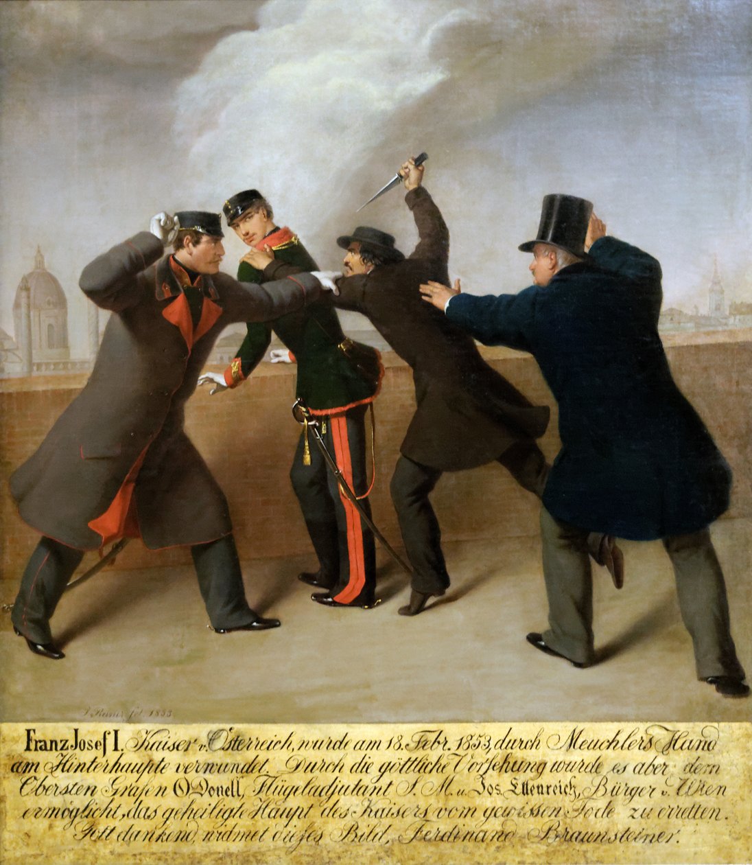 Attentat mot keiser Franz Joseph av J. J. Reiner