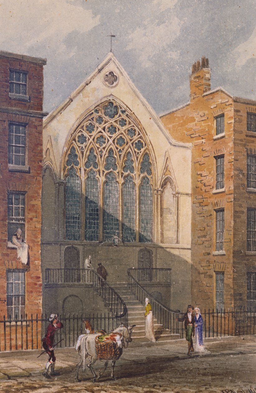 Utsikt over Ely Chapel, 1815 av John Preston Neale