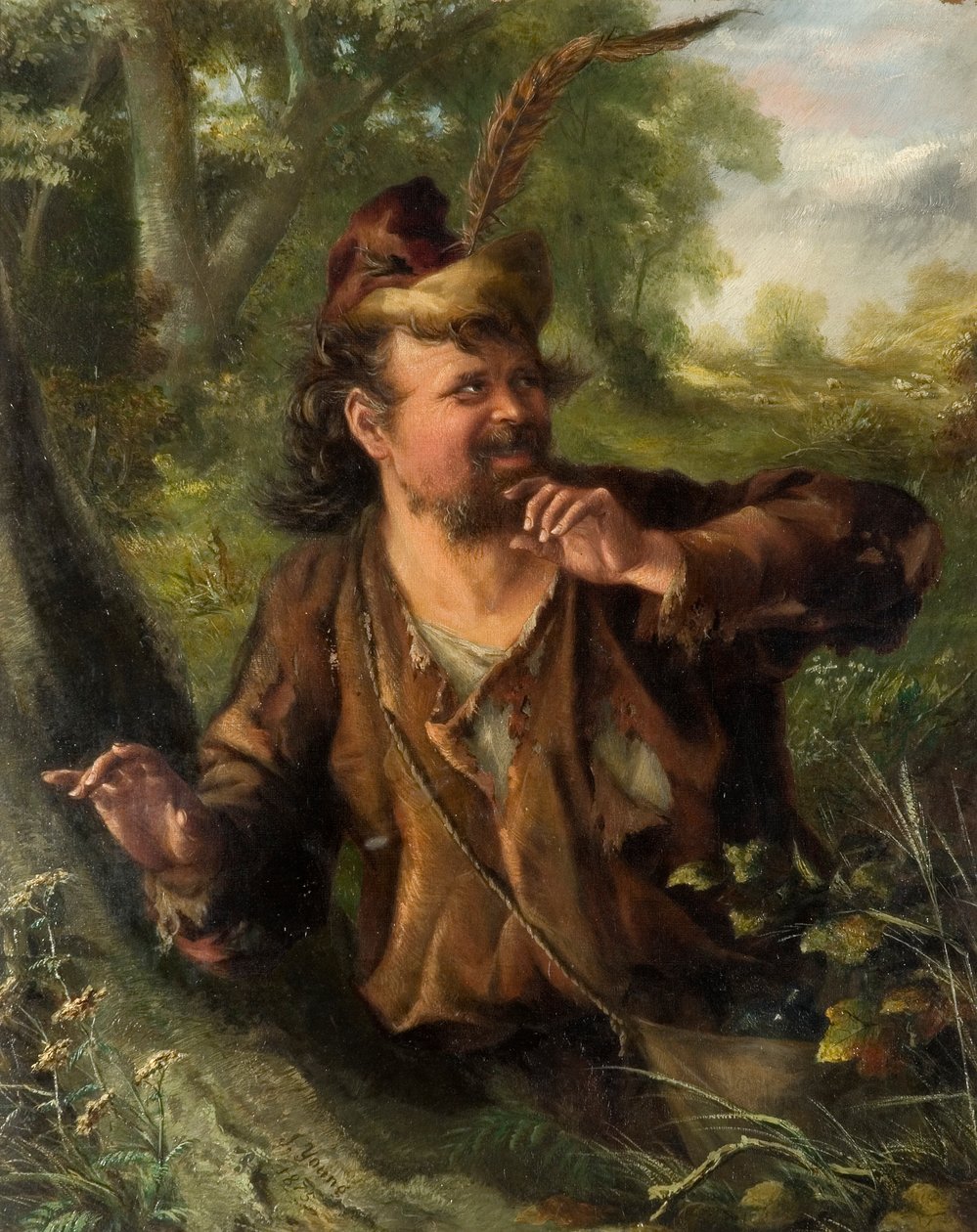 Vagranten, 1875 av J. Young