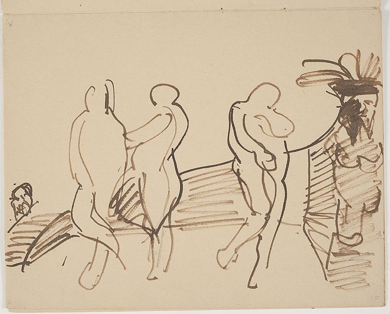 Figursammensetning II av J.A. Jerichau (II)