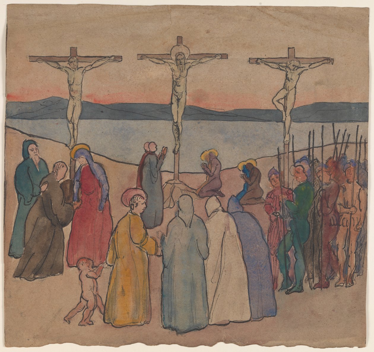 Korsfestelse II av J.A. Jerichau