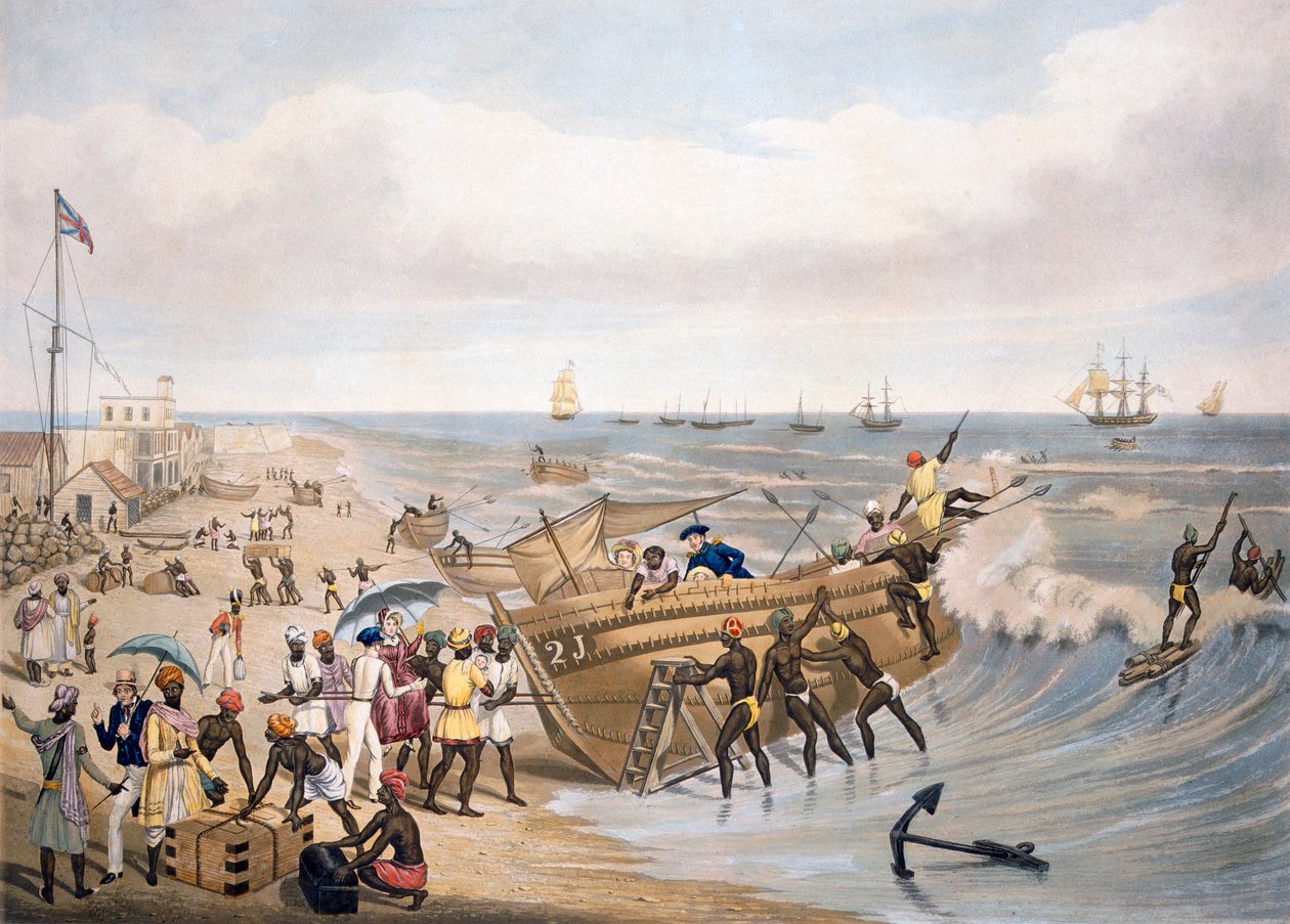 Madras, Embarking, 1856. av J.B. East