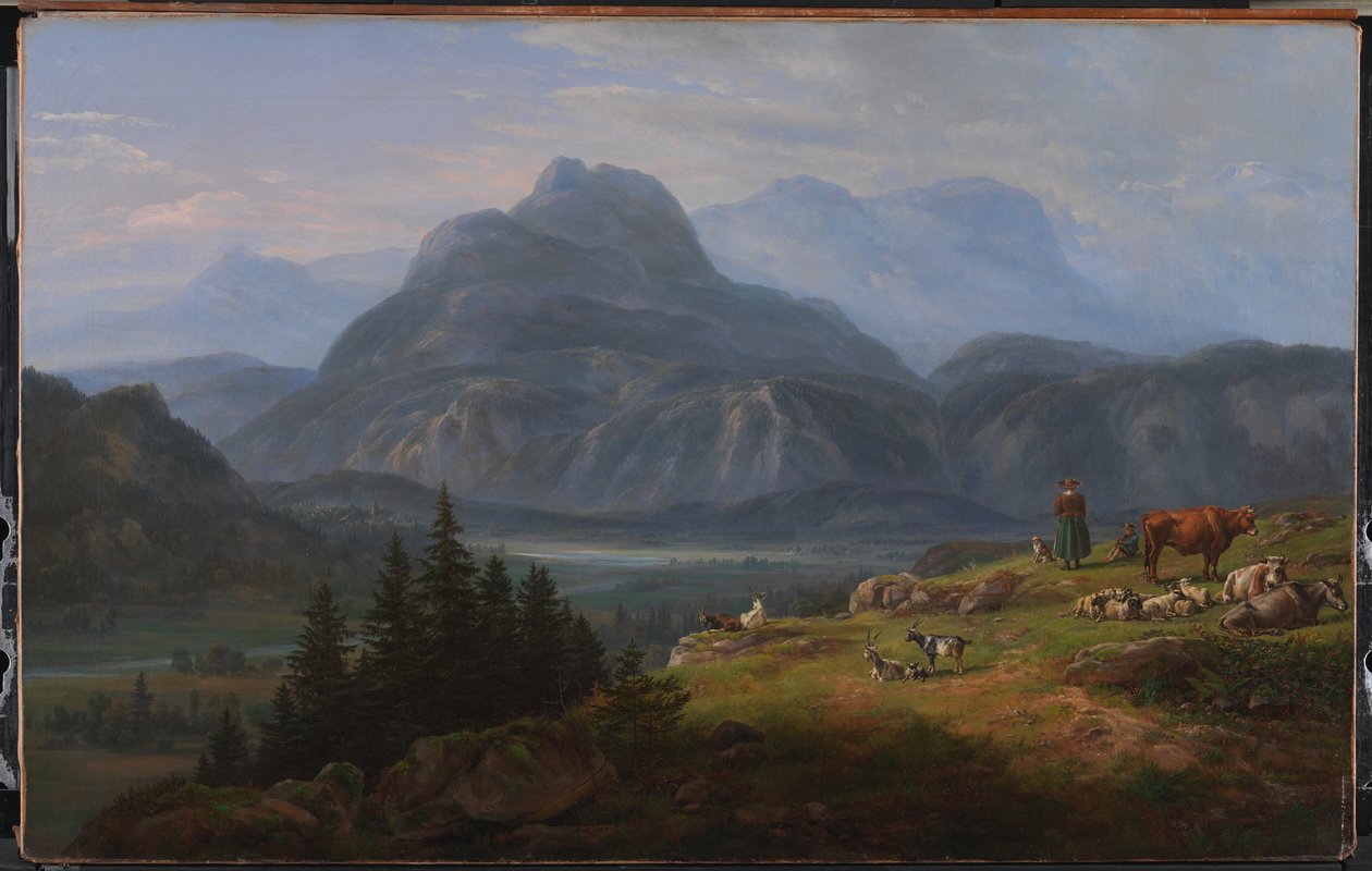 Etsch-dalen nær Roveredo av Johan Christian Dahl
