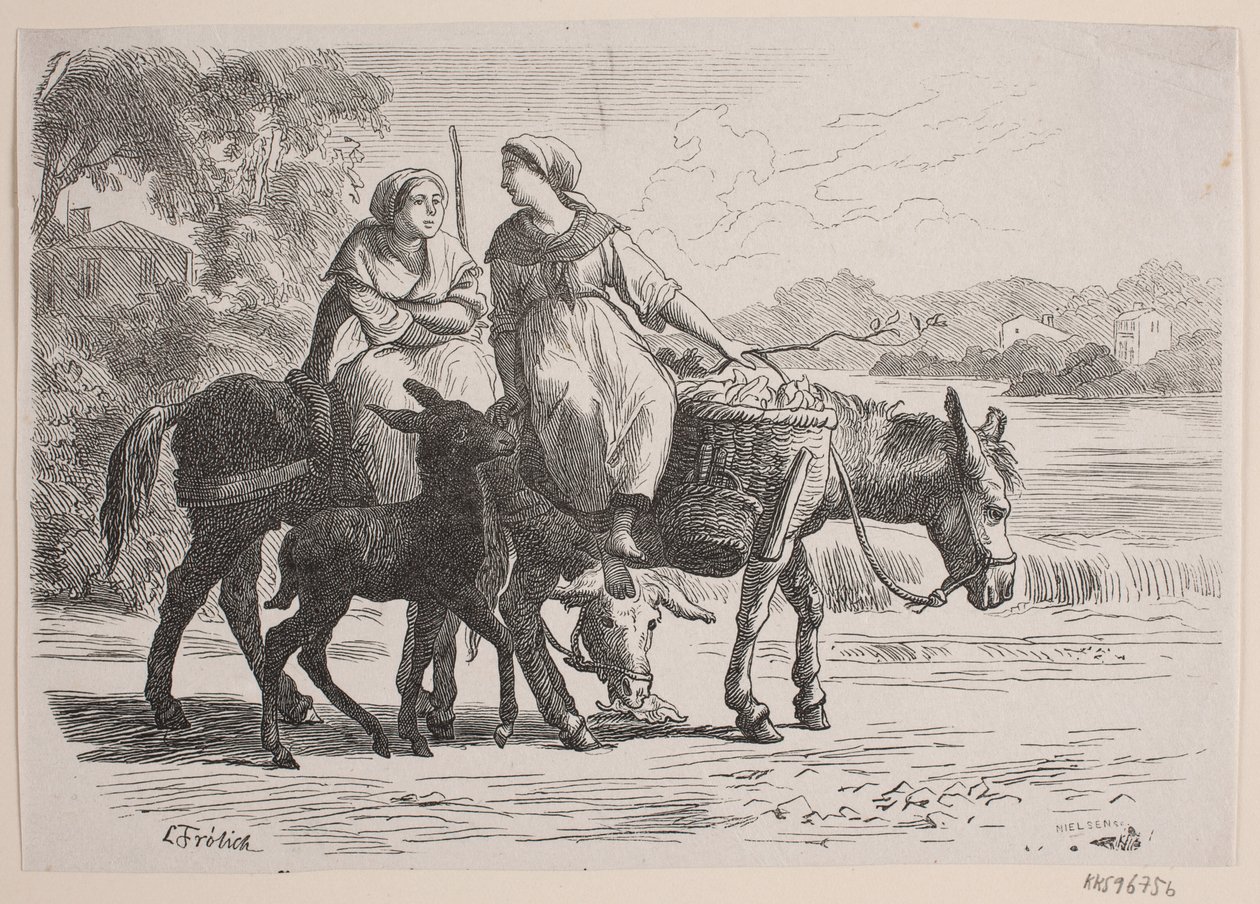 På Enghien. Bondekoner kommer hjem fra Paris av J.C. Nielsen