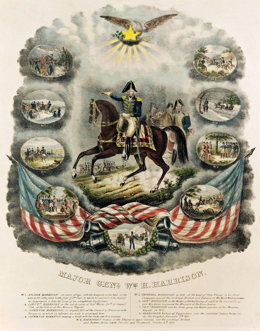 Generalmajor William Henry Harrison, ca. 1813 av J.C. Richard