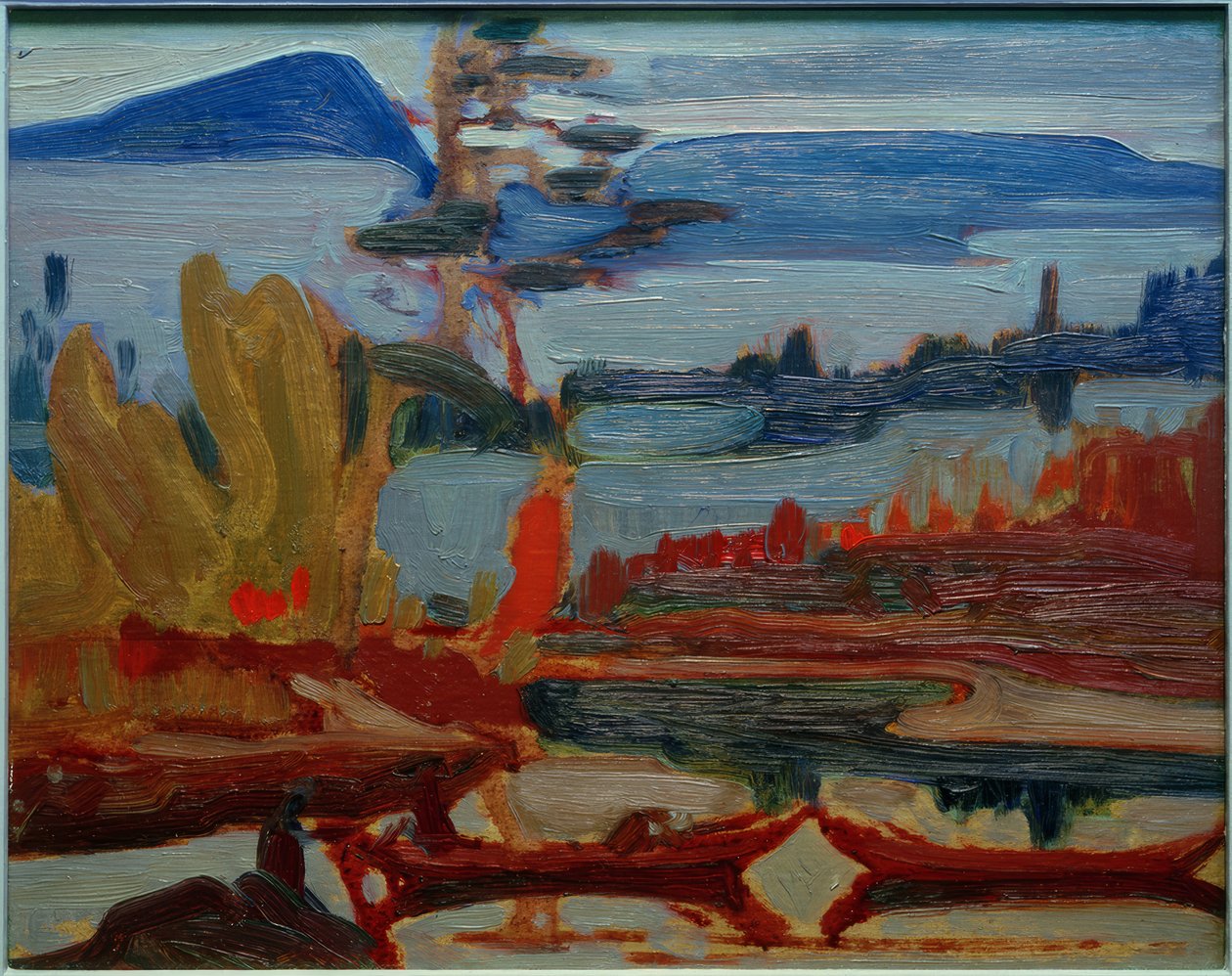 Mist Fantasy, Sand River av J.E.H. MacDonald