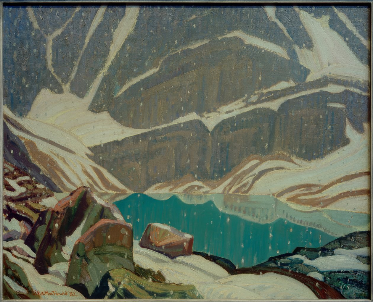 Mountain Solitude (Oesasjøen) av J.E.H. MacDonald